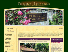 Tablet Screenshot of princetontownhomes.org